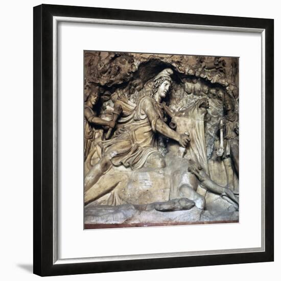 Roman stone relief, 2nd century-Unknown-Framed Giclee Print