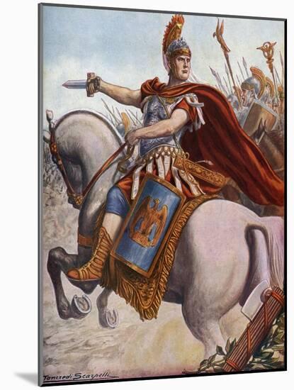 Roman-Syrian War or War of Antiochos or Syrian War, Portrait of Lucius Cornelius Scipio Asiaticus D-Tancredi Scarpelli-Mounted Giclee Print
