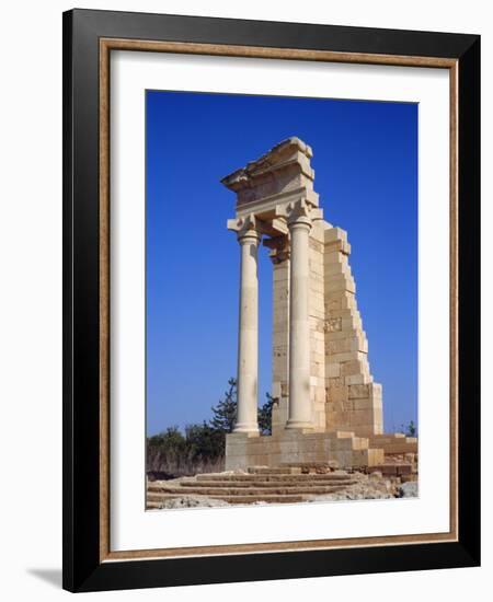 Roman Temple of Apollo, Kourion, Cyprus, Europe-Tom Teegan-Framed Photographic Print