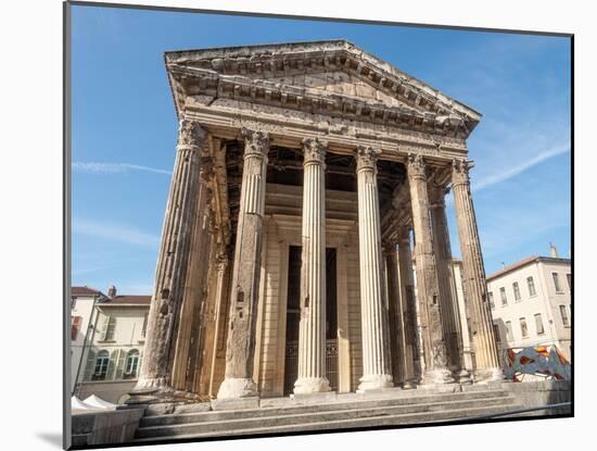 Roman Temple of Augustus and Livia, Vienne, Isere, Auvergne-Rhone-Alpes, France, Europe-Jean Brooks-Mounted Photographic Print