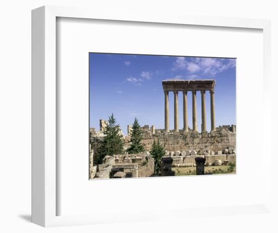 Roman Temple of Jupiter, Lebanon, Middle East-Gavin Hellier-Framed Photographic Print
