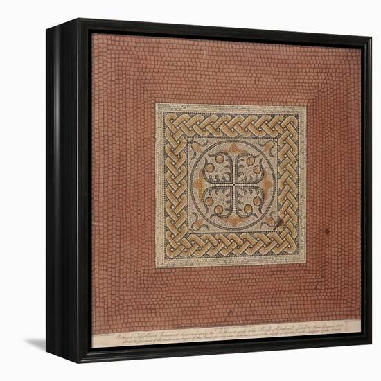 Roman Tessellated Pavement Beneath Bank of England, London, 1806-Thomas Fisher-Framed Premier Image Canvas