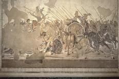 The Alexander Mosaic, Depicting the Battle of Issus Between Alexander the Great-Roman-Giclee Print
