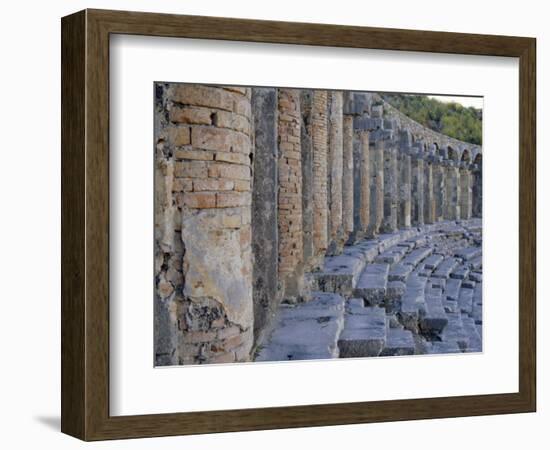 Roman Theater, Aspendos, Turkey, Eurasia-David Poole-Framed Photographic Print