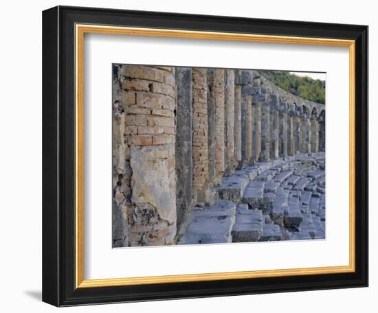 Roman Theater, Aspendos, Turkey, Eurasia-David Poole-Framed Photographic Print