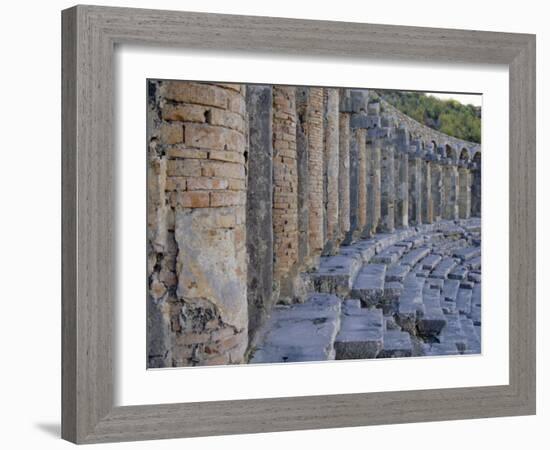 Roman Theater, Aspendos, Turkey, Eurasia-David Poole-Framed Photographic Print