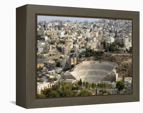 Roman Theatre, Amman, Jordan, Middle East-Tondini Nico-Framed Premier Image Canvas