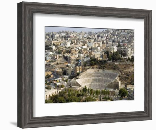 Roman Theatre, Amman, Jordan, Middle East-Tondini Nico-Framed Photographic Print