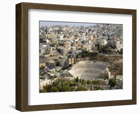 Roman Theatre, Amman, Jordan, Middle East-Tondini Nico-Framed Photographic Print