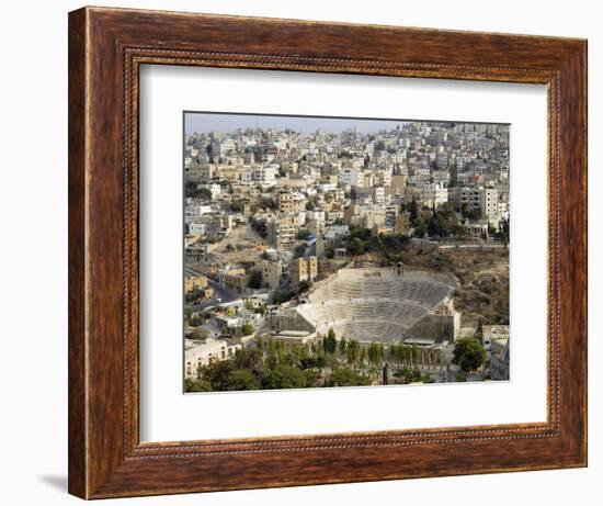 Roman Theatre, Amman, Jordan, Middle East-Tondini Nico-Framed Photographic Print