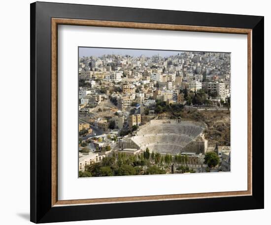 Roman Theatre, Amman, Jordan, Middle East-Tondini Nico-Framed Photographic Print