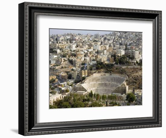 Roman Theatre, Amman, Jordan, Middle East-Tondini Nico-Framed Photographic Print