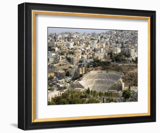 Roman Theatre, Amman, Jordan, Middle East-Tondini Nico-Framed Photographic Print