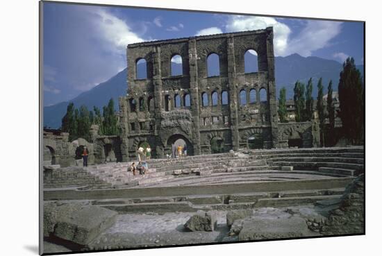 Roman Theatre at Aosta, Italy, 25th Century Bc-CM Dixon-Mounted Photographic Print