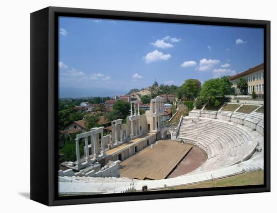 Roman Theatre in the Town of Plovdiv in Bulgaria, Europe-Scholey Peter-Framed Premier Image Canvas