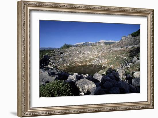 Roman Theatre in Tlos, Antalya, Turkey Roman Civilization-null-Framed Giclee Print