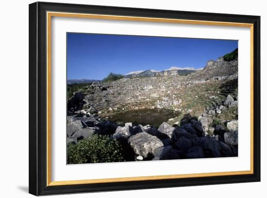 Roman Theatre in Tlos, Antalya, Turkey Roman Civilization-null-Framed Giclee Print