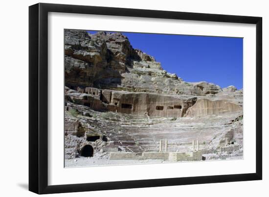 Roman Theatre, Petra, Jordan-Vivienne Sharp-Framed Photographic Print