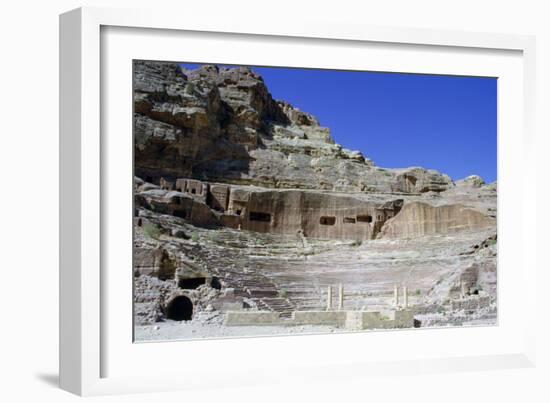 Roman Theatre, Petra, Jordan-Vivienne Sharp-Framed Photographic Print