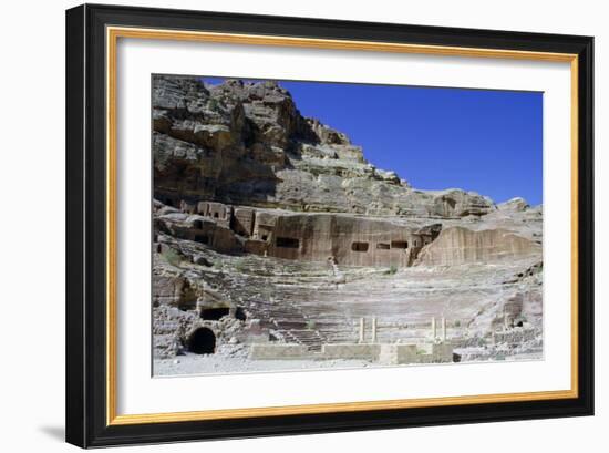 Roman Theatre, Petra, Jordan-Vivienne Sharp-Framed Photographic Print