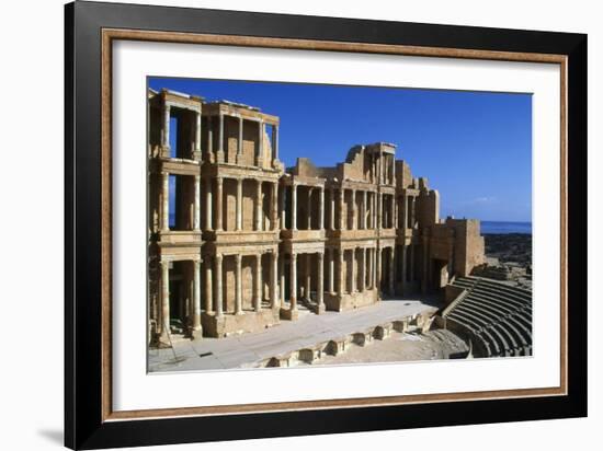 Roman Theatre, Sabratha, Libya, C161-192 Ad-Vivienne Sharp-Framed Photographic Print