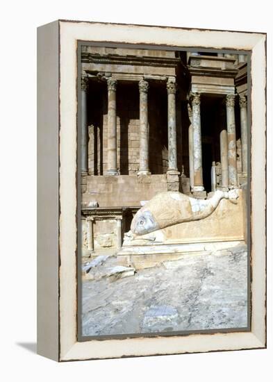 Roman Theatre, Sabratha, Libya, C161-C192 Ad-Vivienne Sharp-Framed Premier Image Canvas