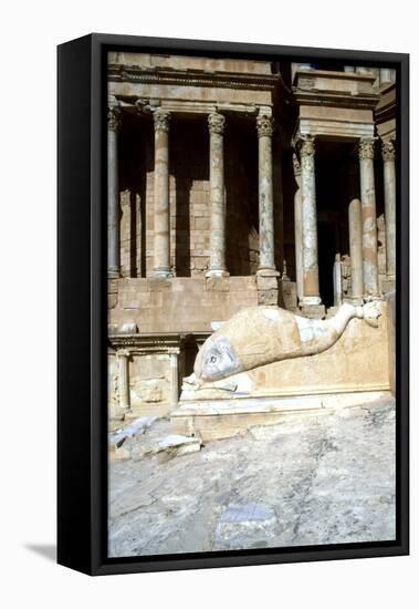 Roman Theatre, Sabratha, Libya, C161-C192 Ad-Vivienne Sharp-Framed Premier Image Canvas