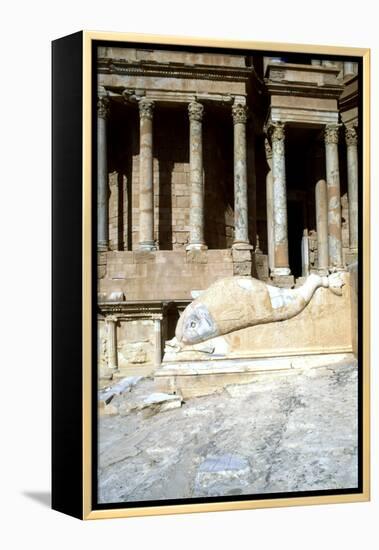 Roman Theatre, Sabratha, Libya, C161-C192 Ad-Vivienne Sharp-Framed Premier Image Canvas