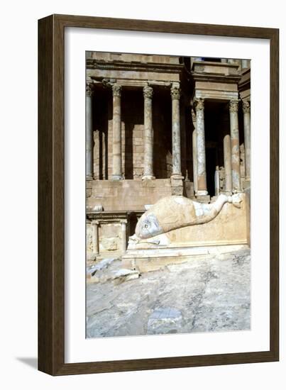 Roman Theatre, Sabratha, Libya, C161-C192 Ad-Vivienne Sharp-Framed Photographic Print