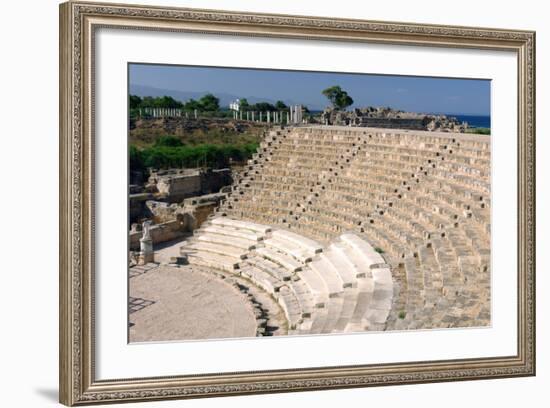 Roman Theatre, Salamis, North Cyprus-Peter Thompson-Framed Photographic Print