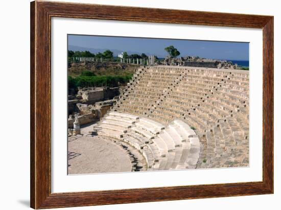 Roman Theatre, Salamis, North Cyprus-Peter Thompson-Framed Photographic Print