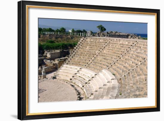 Roman Theatre, Salamis, North Cyprus-Peter Thompson-Framed Photographic Print