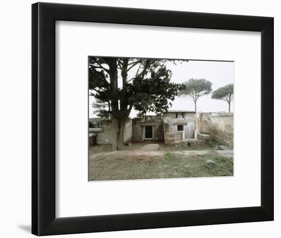 Roman tombs, Ostia, Italy-Werner Forman-Framed Photographic Print