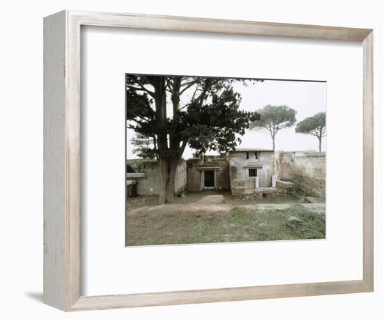 Roman tombs, Ostia, Italy-Werner Forman-Framed Photographic Print