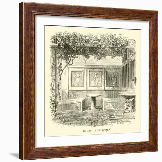 Roman Triclinium-null-Framed Giclee Print