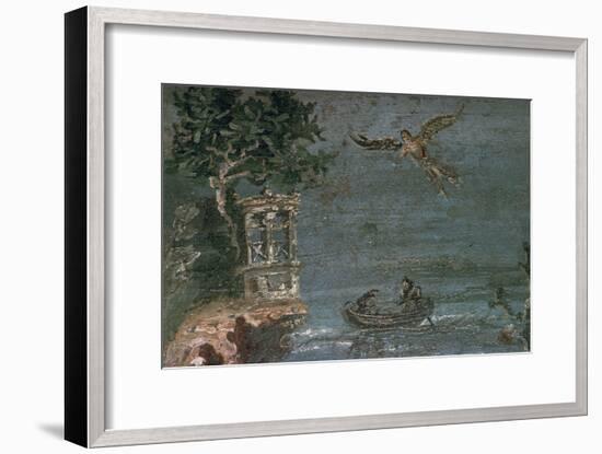 Roman wall-painting of Icarus. Artist: Unknown-Unknown-Framed Giclee Print