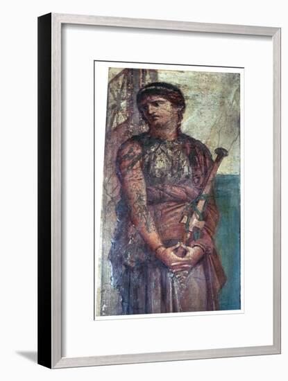 Roman wall-painting of Medea, 1st century BC. Artist: Unknown-Unknown-Framed Giclee Print