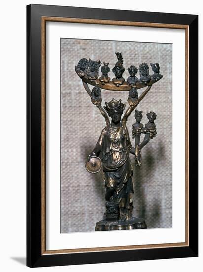 Roman winged tutelary goddess of a city. Artist: Unknown-Unknown-Framed Giclee Print