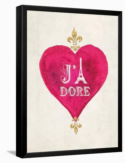 Romance Collection J'Adore-Miyo Amori-Framed Stretched Canvas