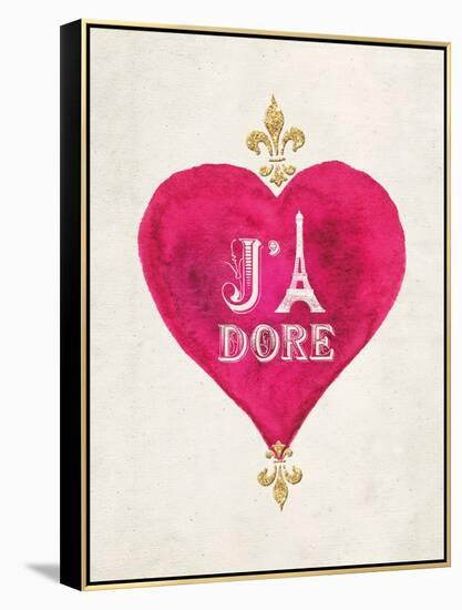 Romance Collection J'Adore-Miyo Amori-Framed Stretched Canvas