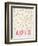 Romance Collection Love-Miyo Amori-Framed Premium Giclee Print