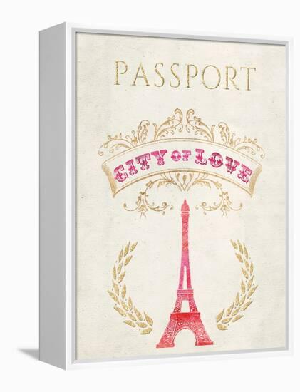 Romance Collection Passport-Miyo Amori-Framed Stretched Canvas