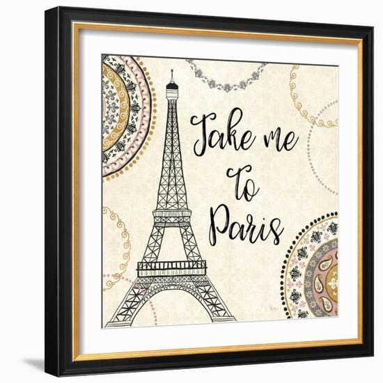 Romance in Paris I-Veronique Charron-Framed Art Print