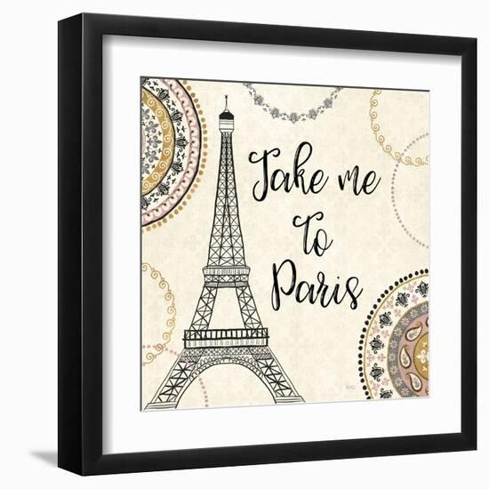 Romance in Paris I-Veronique Charron-Framed Art Print