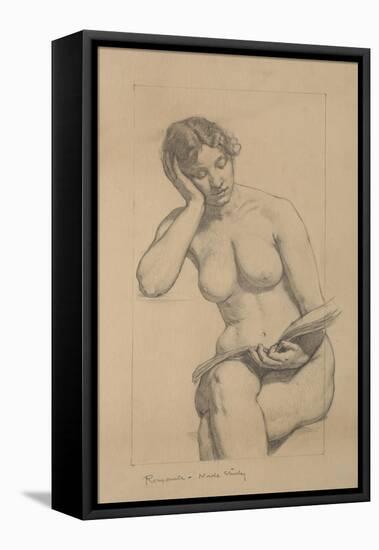 Romance - Nude Study-Kenyon Cox-Framed Premier Image Canvas