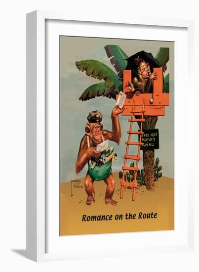 Romance on the Route-Lawson Wood-Framed Premium Giclee Print