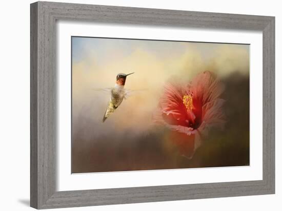 Romancing the Hibiscus-Jai Johnson-Framed Giclee Print