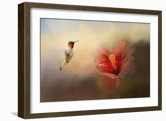 Romancing the Hibiscus-Jai Johnson-Framed Giclee Print