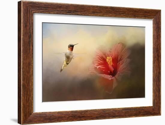 Romancing the Hibiscus-Jai Johnson-Framed Giclee Print