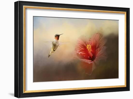 Romancing the Hibiscus-Jai Johnson-Framed Giclee Print